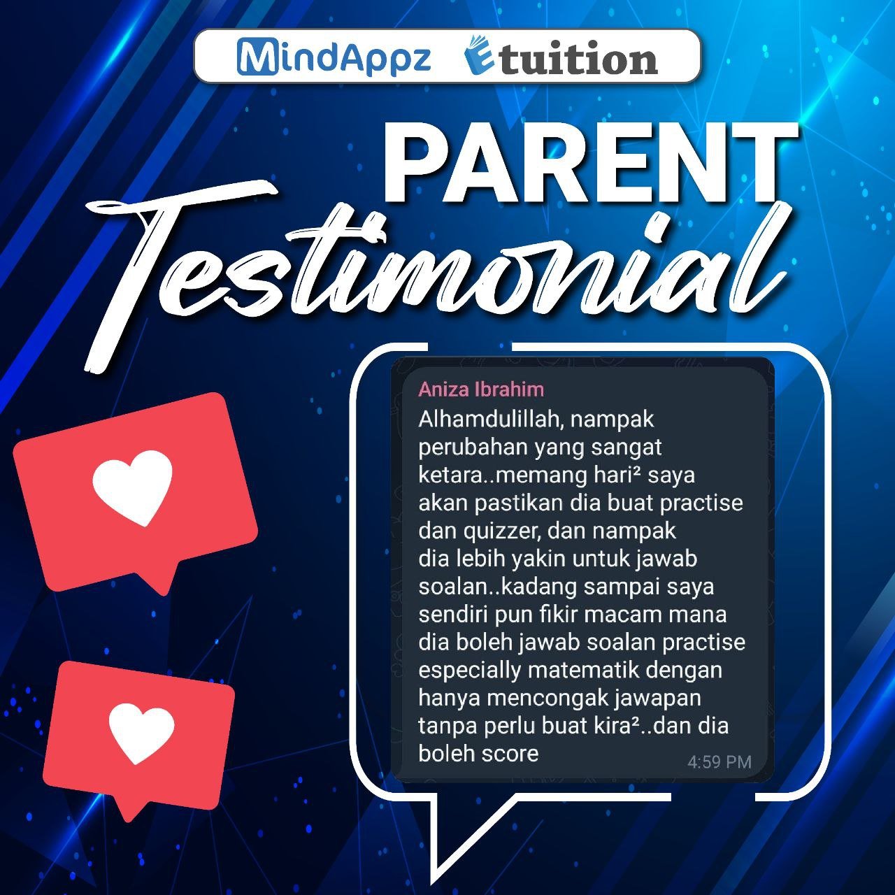 Testimoni ibu bapa